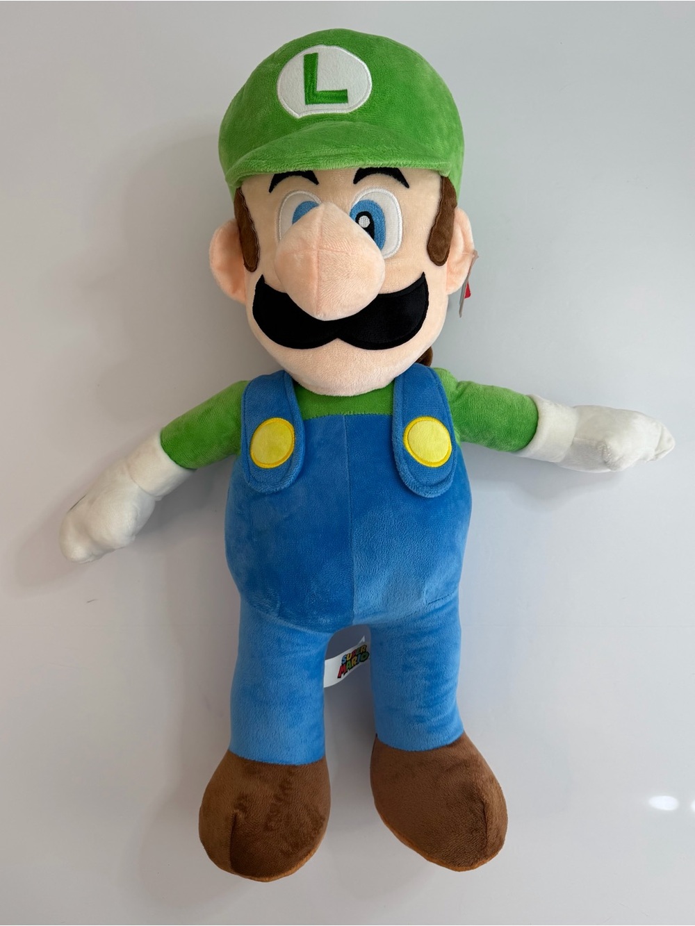NWT Nintendo Super Mario Bros. 2024 Luigi 25" Plush Stuffed Toy
